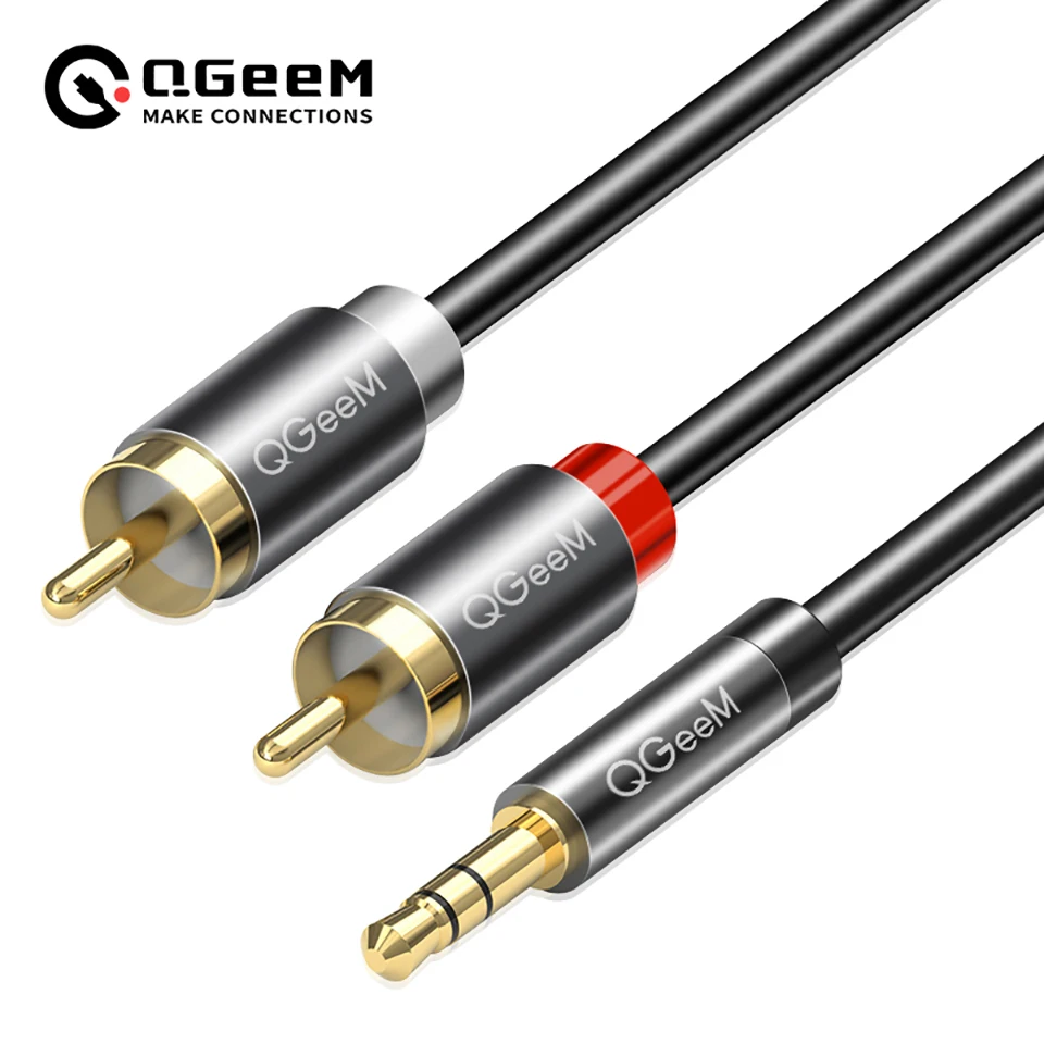 Home Cinema Hall - كابل QGeeM RCA، كابل صوتي من