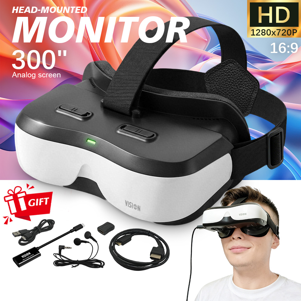 Video Home Cinema - شاشة عرض محمولة تُثبت على الرأس