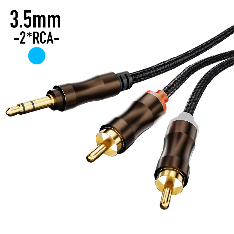 Home Cinema Hall - كابل صوت RCA إلى 3.5 ملم،