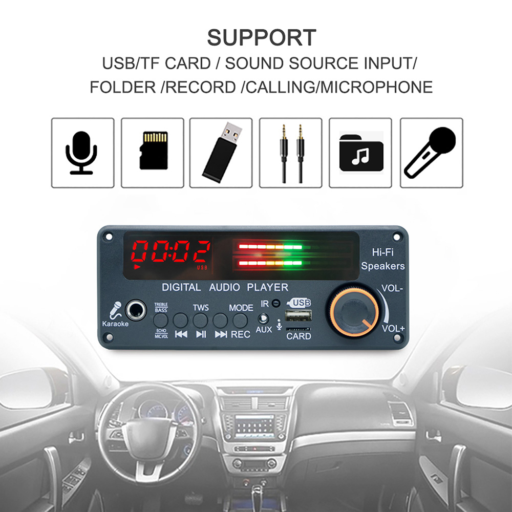 Surround Sound Decoder - لوحة فك تشفير MP3 WMA WAV