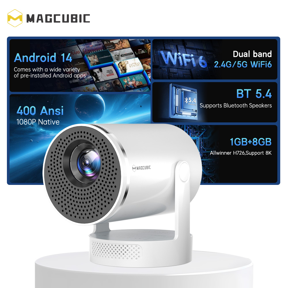 ماجكيوبيك أندرويد 14 جهاز عرض  - مراجعة Home Cinema Gadgets وسعره