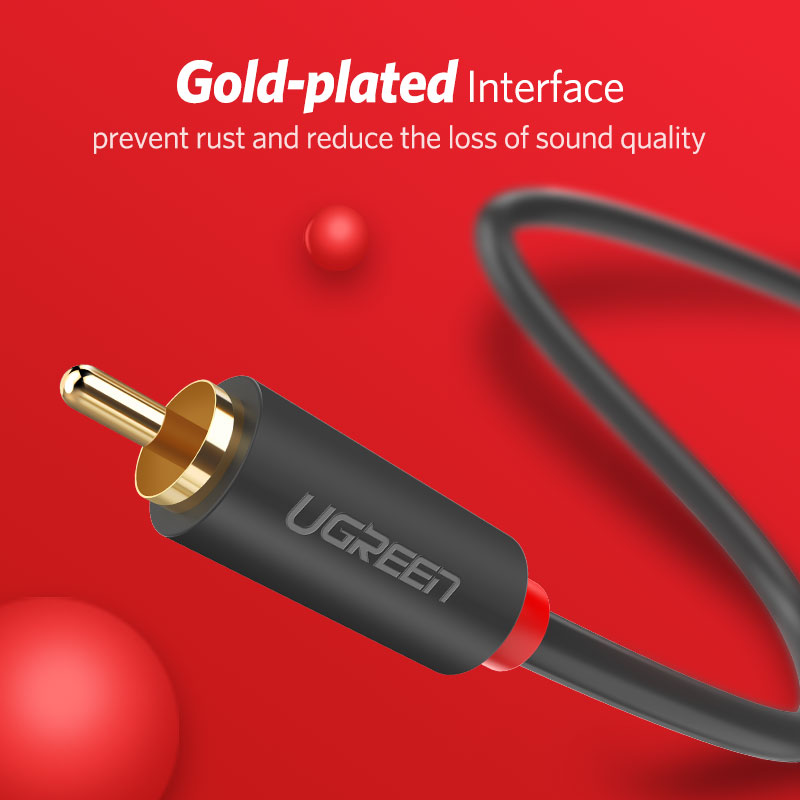 UGREEN 2RCA إلى 2 RCA الذكور إ - مراجعة Home Cinema Hall وسعره