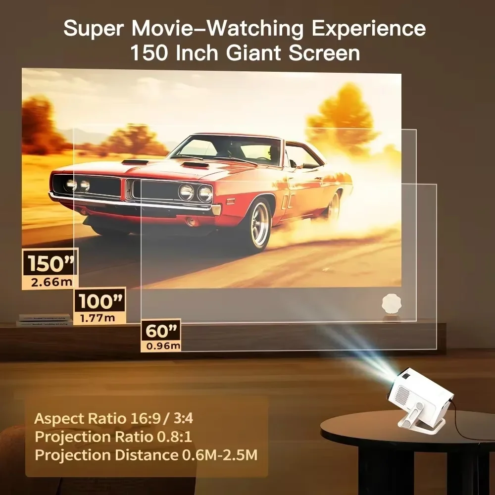 جهاز عرض صغير مع واي فاي 6 وبل - مراجعة Video Home Cinema وسعره