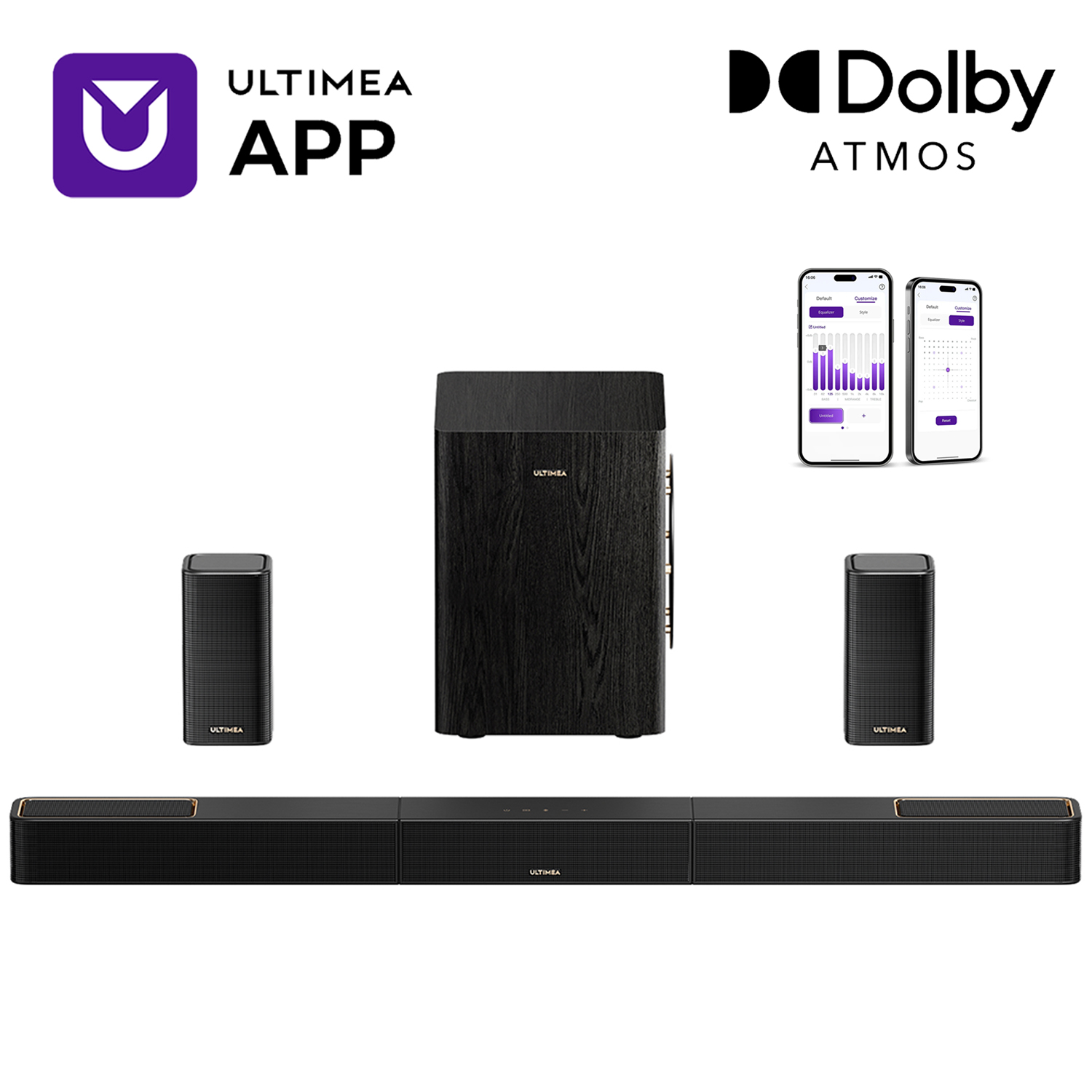 نظام صوت محيطي ULTIMEA 5.1.2 م - مراجعة Home Cinema Atmos وسعره