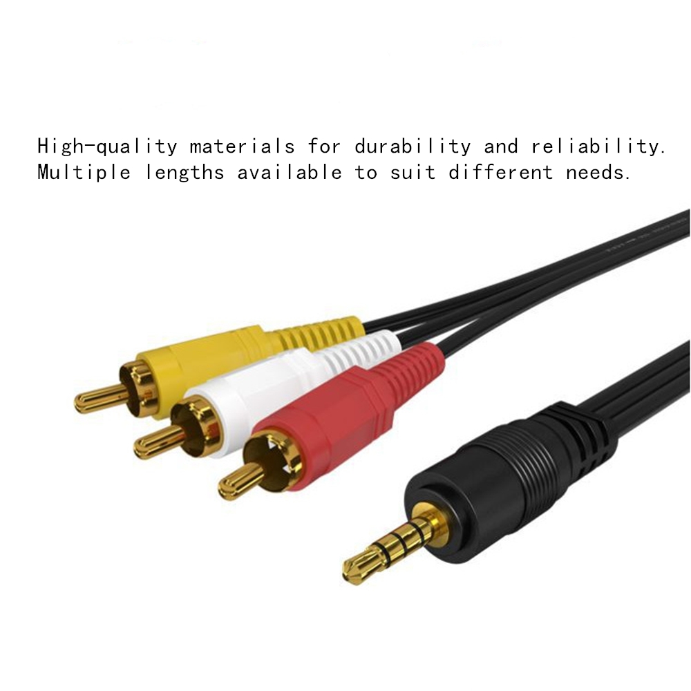 3.5 مللي متر إلى 3 RCA كابل ال - مراجعة Video Home Cinema وسعره