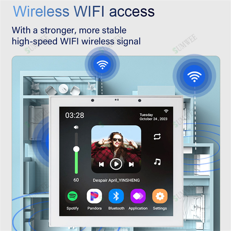 مكبر صوت حائطي ذكي 4 بوصات يعم - مراجعة Home Cinema Gadgets وسعره