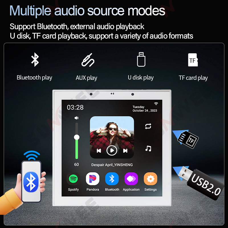 مكبر صوت حائطي ذكي 4 بوصات يعم - مراجعة Home Cinema Gadgets وسعره
