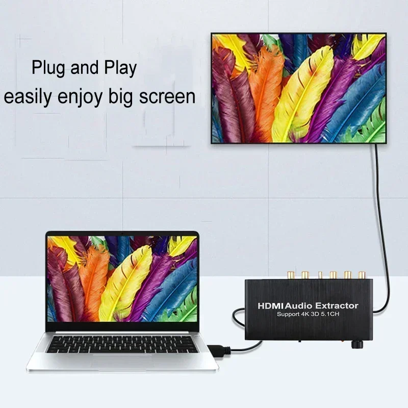 جهاز فك تشفير مستخرج الصوت مع  - مراجعة Surround Sound Decoder وسعره